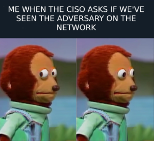 Read more about the article Me When the CISO Asks…