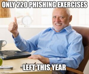 Read more about the article Only 220 Phishing Exercises Left This Year!