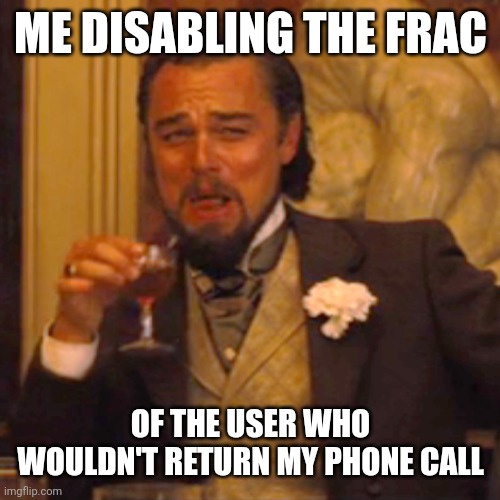 Read more about the article Disabling FRAC